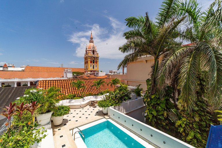 Car058 - Casa colonial na Cidade Velha de Cartagena