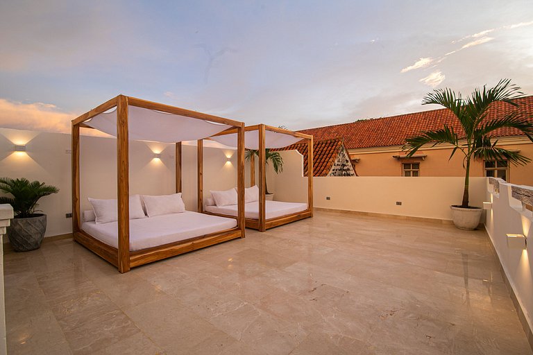 Car102 - Luxury house for rent in the Old City, Cartagena