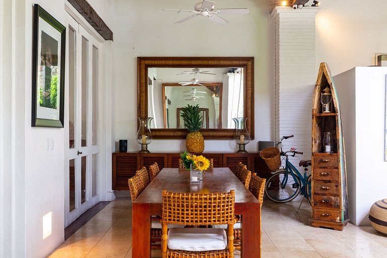 Car083 - Charmosa villa com piscina e 3 suites em Cartagena
