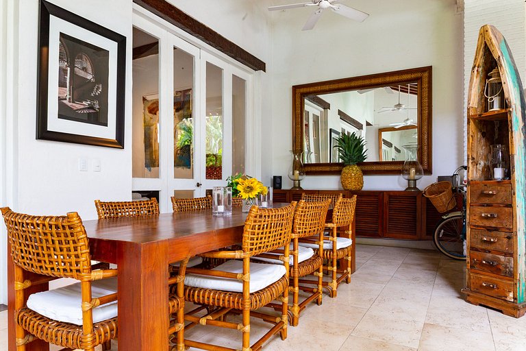 Car083 - Charming villa with pool and 3 suites in Cartagena