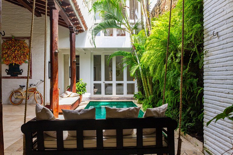 Car083 - Charming villa with pool and 3 suites in Cartagena