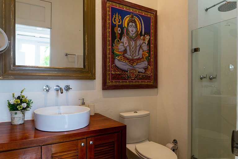 Car083 - Charmosa villa com piscina e 3 suites em Cartagena