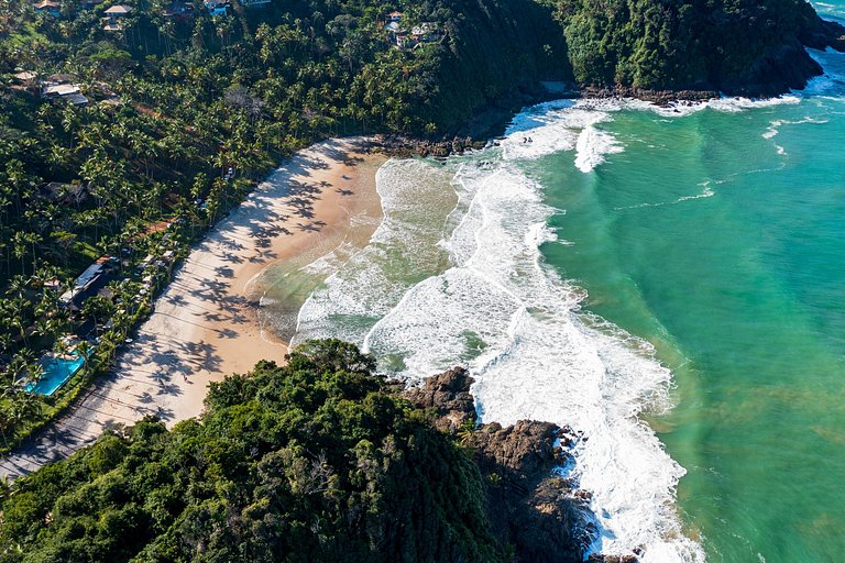 Bah165 - Casa de praia com 6 quartos em Itacaré