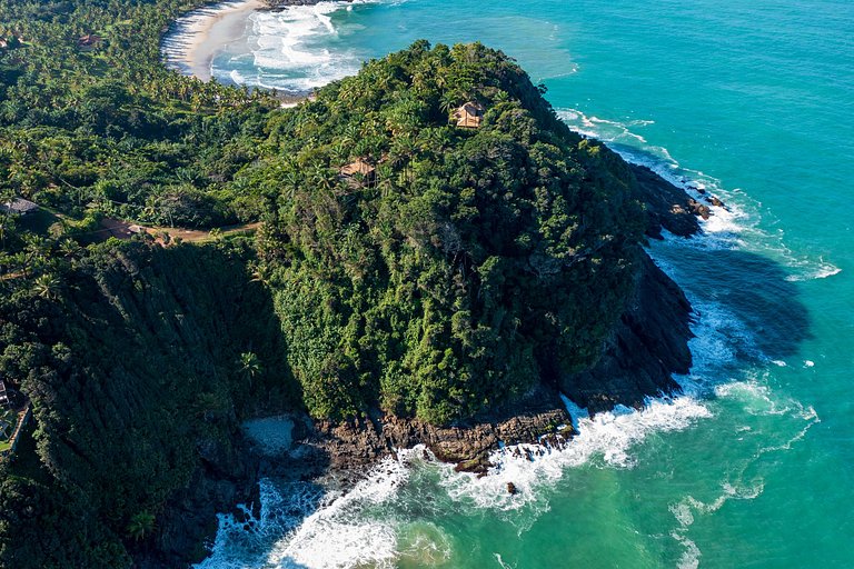 Bah165 - Casa de praia com 6 quartos em Itacaré