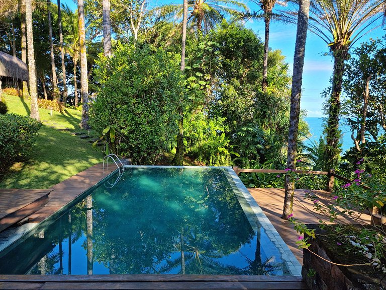 Bah165 - Casa de praia com 6 quartos em Itacaré