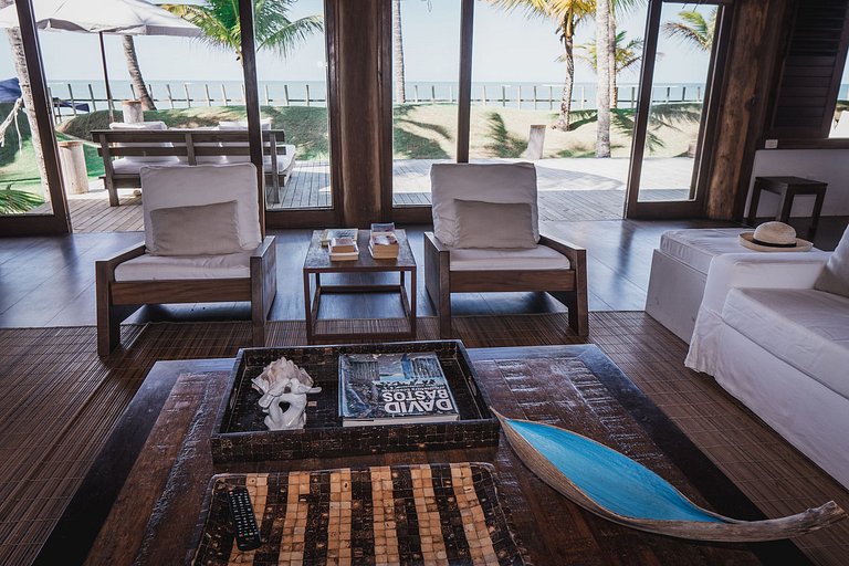 Bah021 - Villa de 3 suites en bord de mer à Trancoso