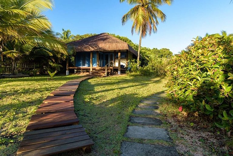 Bah305 - Villa frente al mar con 4 suites en Maraú