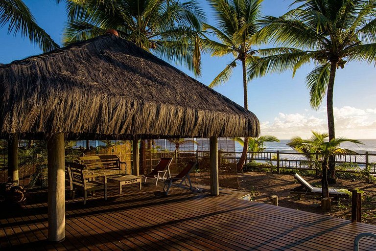 Bah305 - Villa frente al mar con 4 suites en Maraú