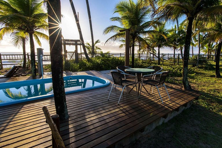 Bah305 - Villa frente mar com 4 suítes em Maraú