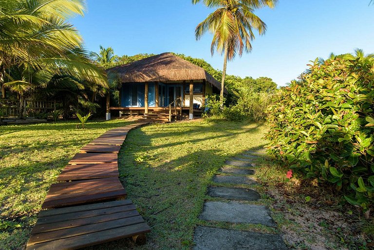 Bah305 - Villa frente al mar con 4 suites en Maraú