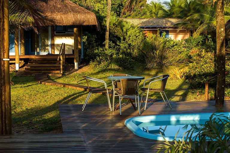 Bah305 - Villa frente al mar con 4 suites en Maraú