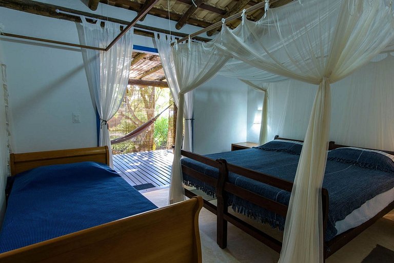 Bah305 - Villa frente al mar con 4 suites en Maraú