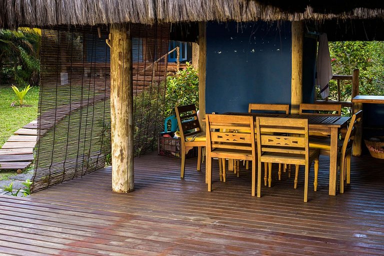 Bah305 - Villa frente al mar con 4 suites en Maraú