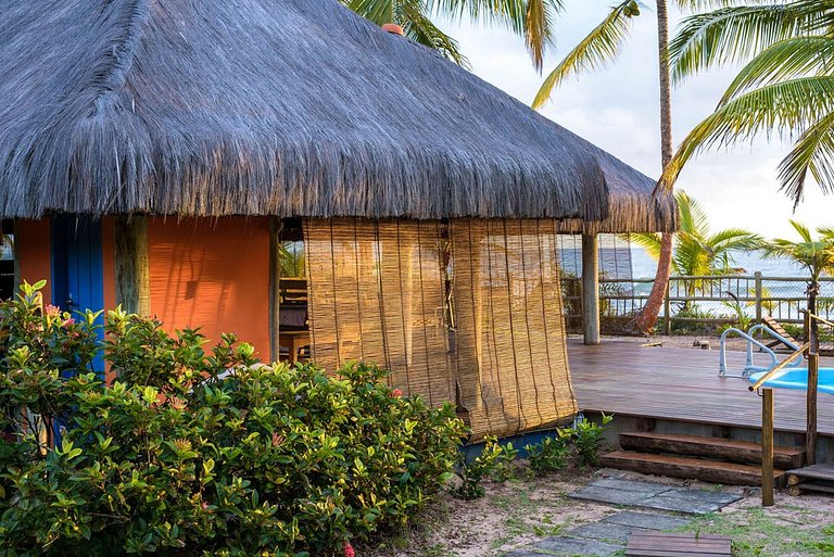 Bah305 - villa en front de mer avec 4 suites à Maraú