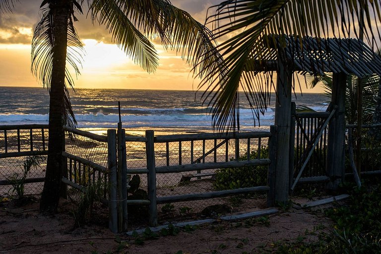 Bah305 - Villa frente mar com 4 suítes em Maraú