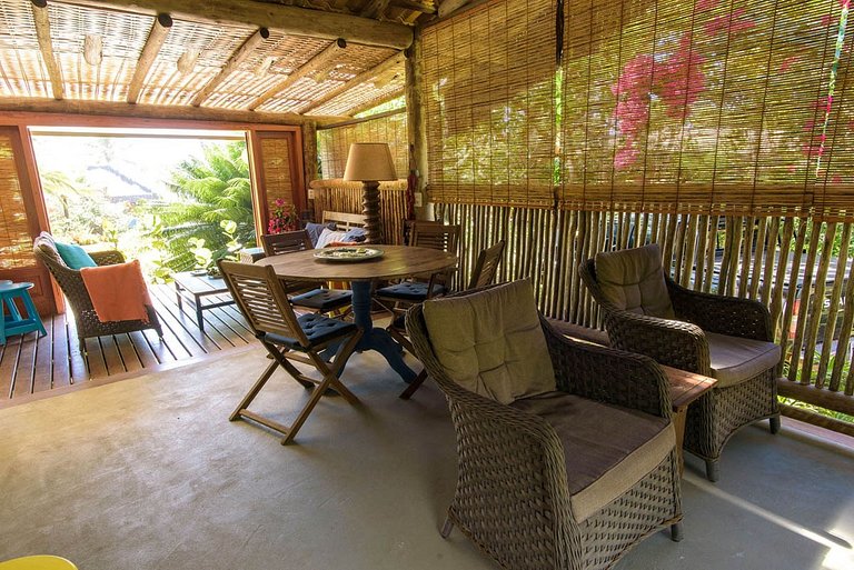Bah305 - Sea front villa with 4 suites in Maraú