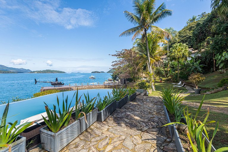 Ang017 - Maravilhosa villa em ilha de Angra dos Reis