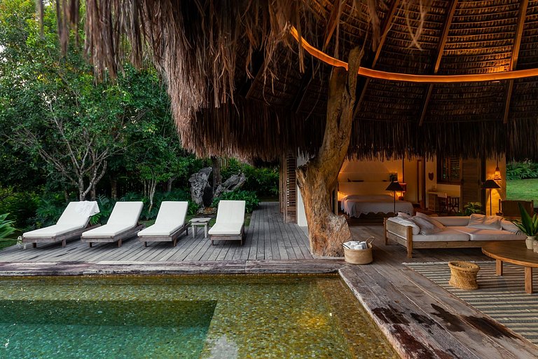 Bah132 - Linda villa com piscina e 3 suítes em Trancoso