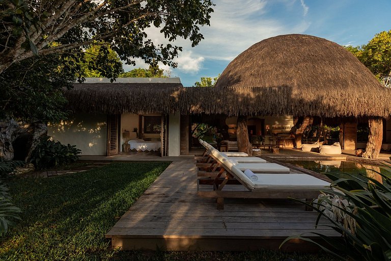 Bah132 - Linda villa com piscina e 3 suítes em Trancoso