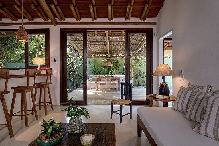 Bah189 - Charmosa casa com piscina e 3 suítes em Trancoso