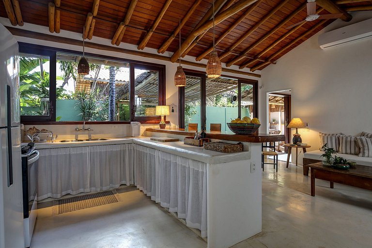 Bah189 - Encantadora casa con piscina y 3 suites en Trancoso