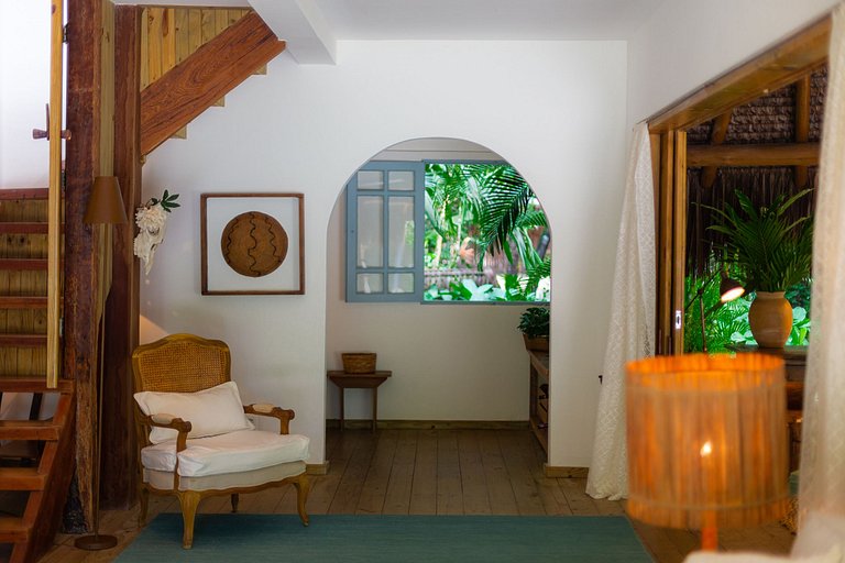 Bah016 - Elegante casa en la playa Trancoso