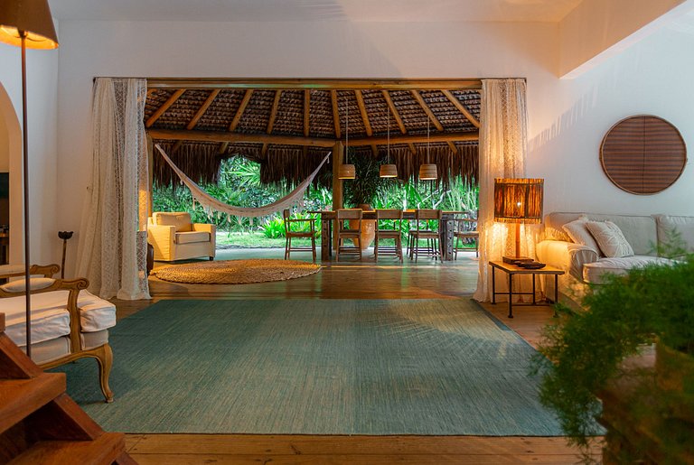 Bah016 - Elegante casa en la playa Trancoso