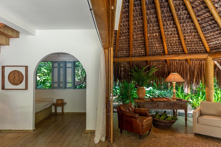 Bah016 - Elegante casa en la playa Trancoso