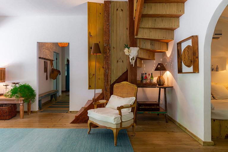 Bah016 - Elegante casa en la playa Trancoso