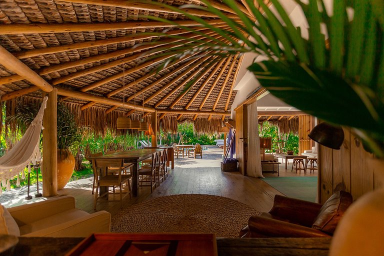 Bah016 - Elegante casa en la playa Trancoso