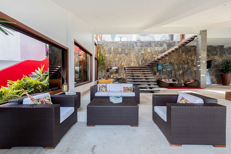 Ang006 - Magnífica casa beira-mar em Angra