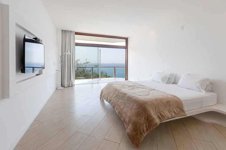 Rio053 - Villa de 5 étages avec vue incroyable à Joá