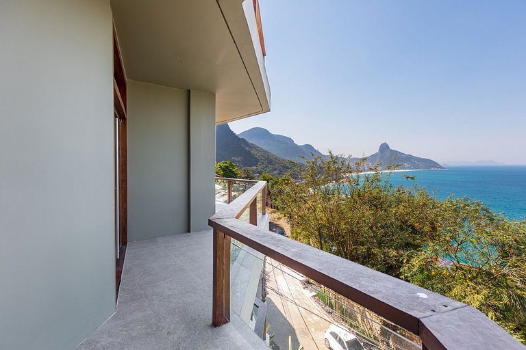 Rio053 - Villa de 5 étages avec vue incroyable à Joá