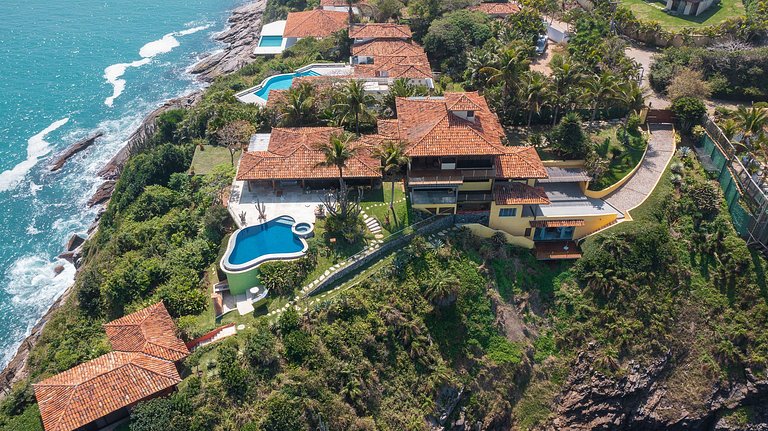Buz007 - Villa con piscina y vista playa Ferradura