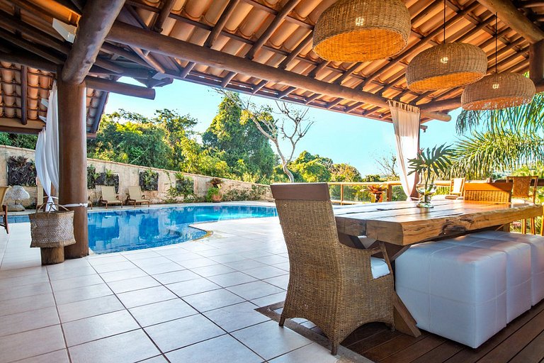 Buz030 - Linda casa com piscina no Village da Ferradura