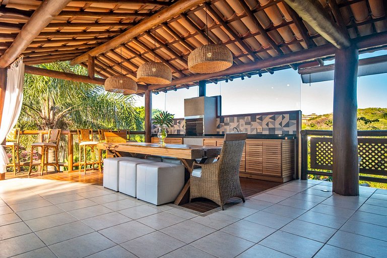 Buz030 - Hermosa casa con piscina en Village da Ferradura