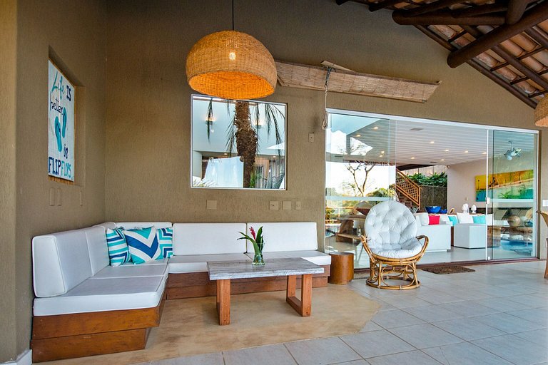 Buz030 - Hermosa casa con piscina en Village da Ferradura