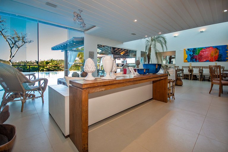 Buz030 - Linda casa com piscina no Village da Ferradura