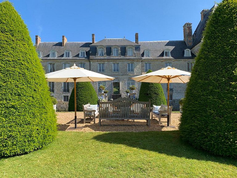 Nor002 - Castillo histórico cerca de Deauville, Normandía