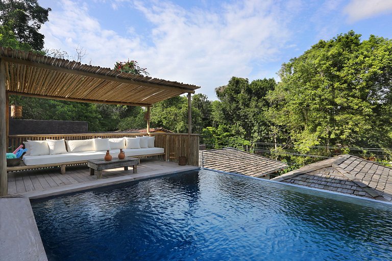 Bah070 - Linda casa com 6 suites em Trancoso