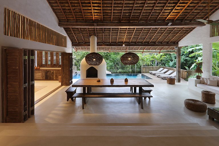 Bah070 - Linda casa com 6 suites em Trancoso