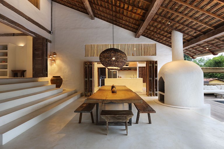 Bah070 - Linda casa com 6 suites em Trancoso