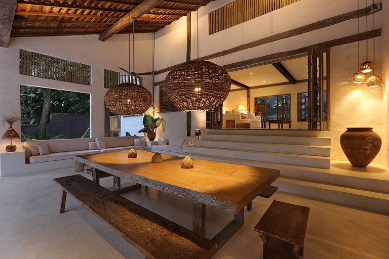 Bah070 - Linda casa com 6 suites em Trancoso