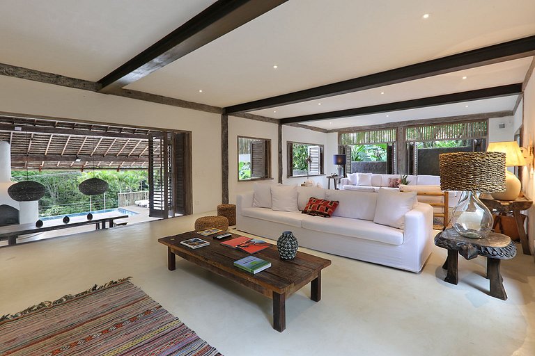 Bah070 - Hermosa villa con 6 suites en Trancoso