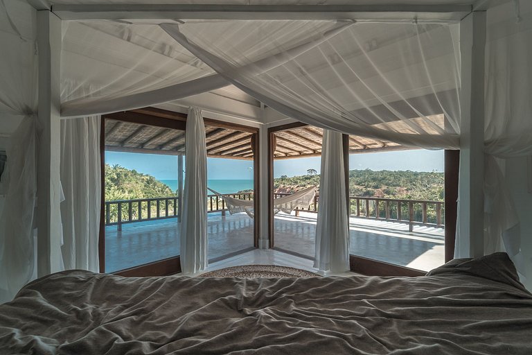 Bah249 - Vista unica sobre el mar de la playa de Pitinga