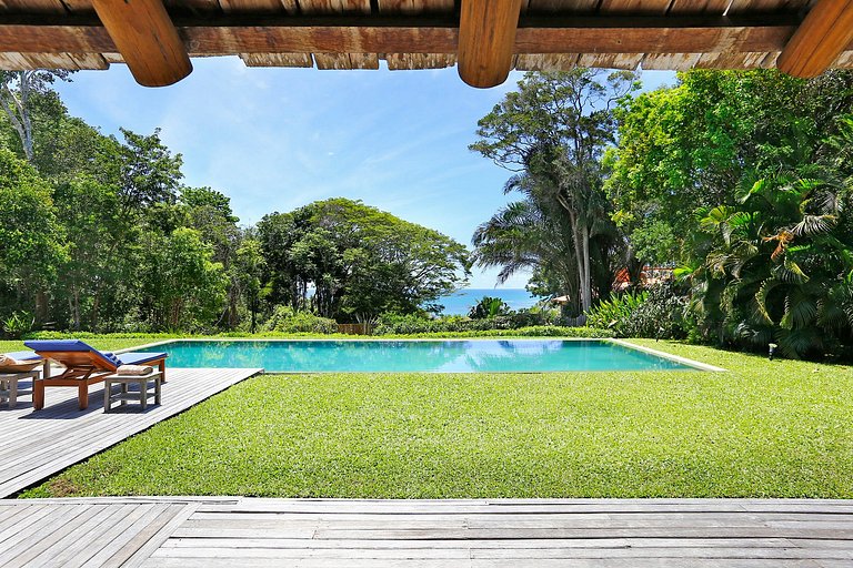 Bah057 - Impresionante villa con vistas al mar en Itapororoc