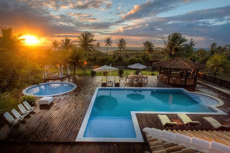 Bah440 - Villa de plage de 6 chambres à Jandaira