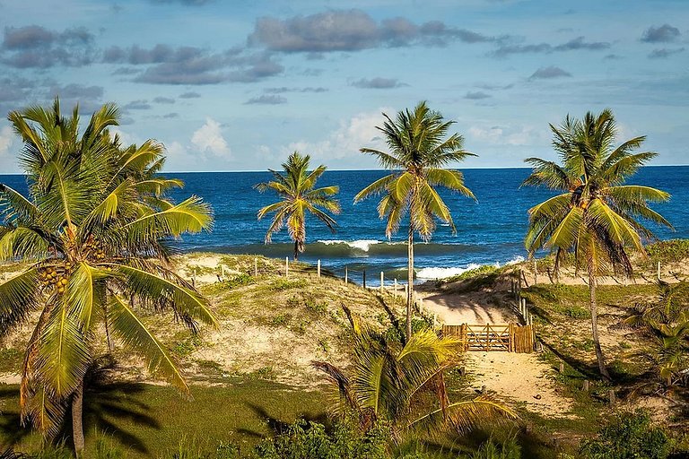 Bah440 - Casa de playa de 6 habitaciones en Jandaira