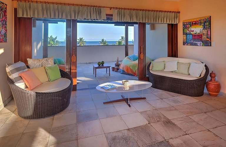 Bah440 - Casa de playa de 6 habitaciones en Jandaira