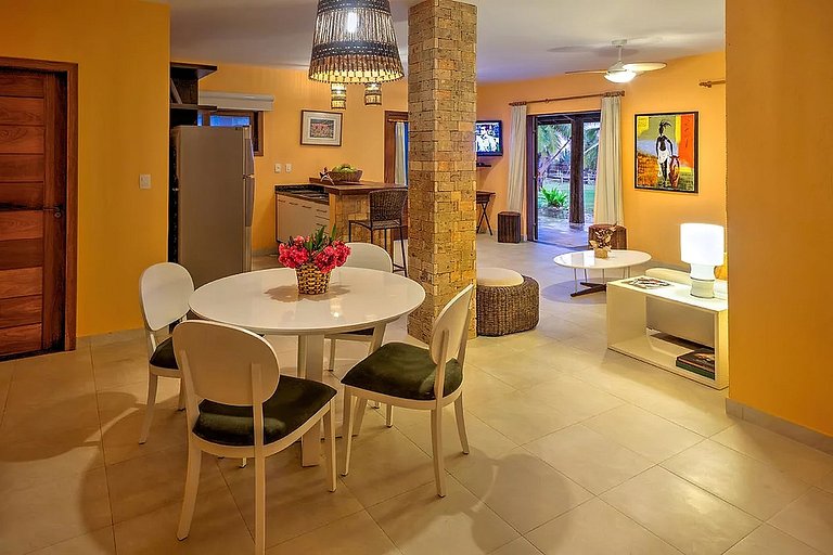 Bah440 - Casa de praia com 6 quartos em Jandaira